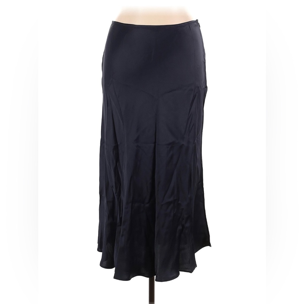 Boden Bias Cut Navy Women's Midi Skirt